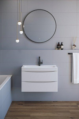 Тумба под раковину Creto Oro 80 21-W80 подвесная цвет Белый