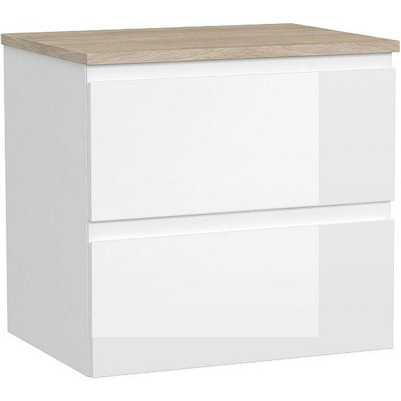 Тумба под раковину Cersanit Moduo 60 SB-SZ-MOD60-BL/Wh подвесная Белая, купить, цена, заказать, магазин, доставка, скидка, промокод, купить, цена, заказать, магазин, доставка, скидка, промокод