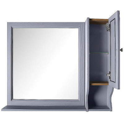 Комплект мебели для ванной ASB-Woodline Гранда 105 Grigio