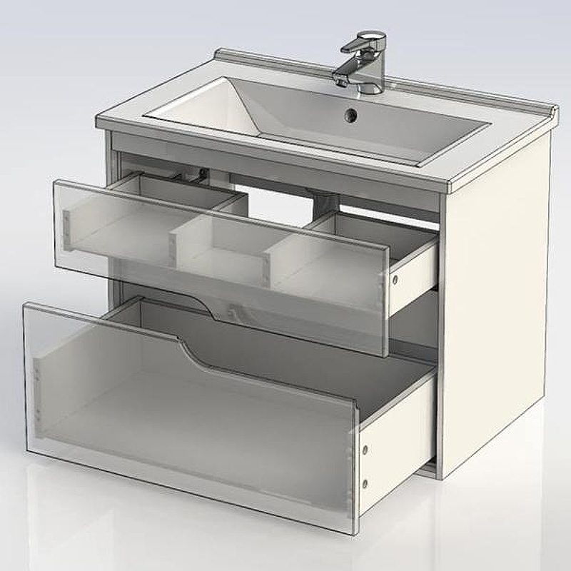 Тумба под раковину Aquanet Модена 75 198486 подвесная Белый глянец, купить, цена, заказать, магазин, доставка, скидка, промокод, купить, цена, заказать, магазин, доставка, скидка, промокод