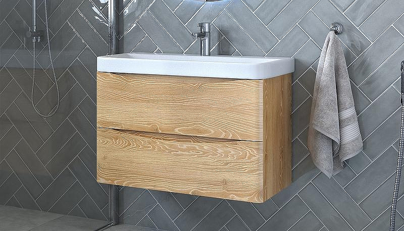 Тумба под раковину Velvex Clay 80 tp.CLA.9595.80.2Y подвесная Дуб верона, купить, цена, заказать, магазин, доставка, скидка, промокод, купить, цена, заказать, магазин, доставка, скидка, промокод