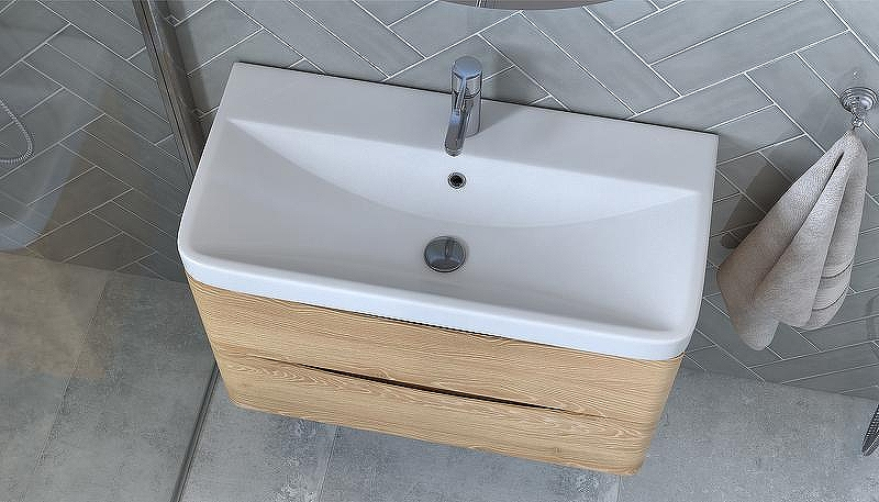 Тумба под раковину Velvex Clay 80 tp.CLA.9595.80.2Y подвесная Дуб верона, купить, цена, заказать, магазин, доставка, скидка, промокод, купить, цена, заказать, магазин, доставка, скидка, промокод