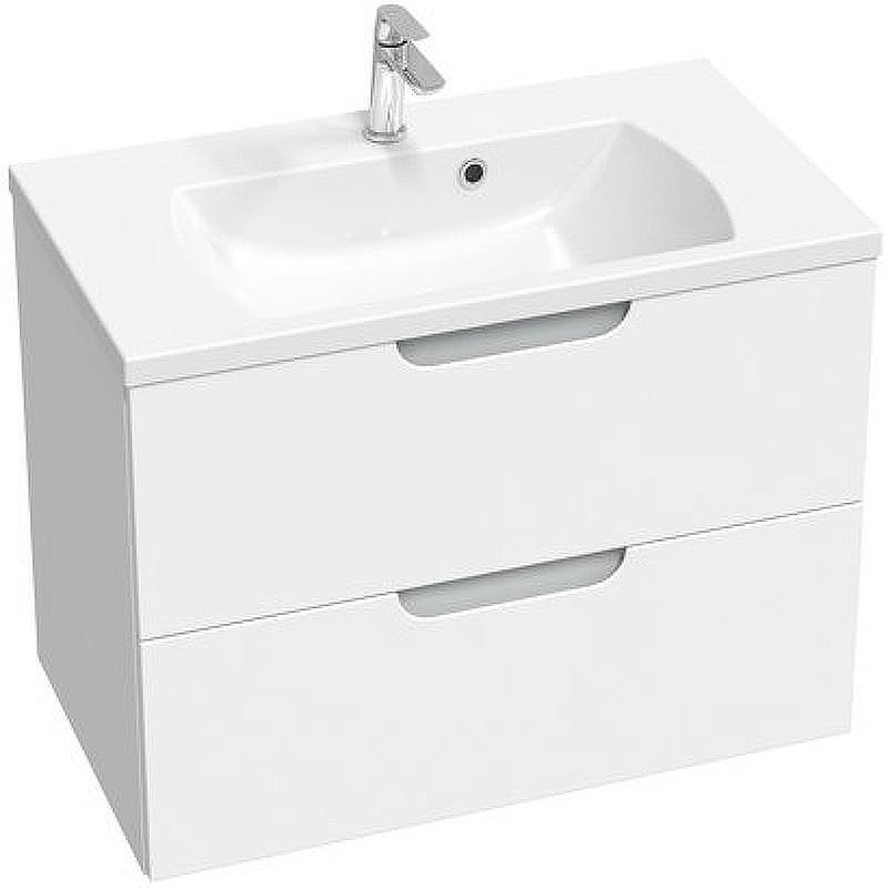 Тумба под раковину Ravak SD Classic II 80 X000001481 подвесная Белая Серая, купить, цена, заказать, магазин, доставка, скидка, промокод, купить, цена, заказать, магазин, доставка, скидка, промокод