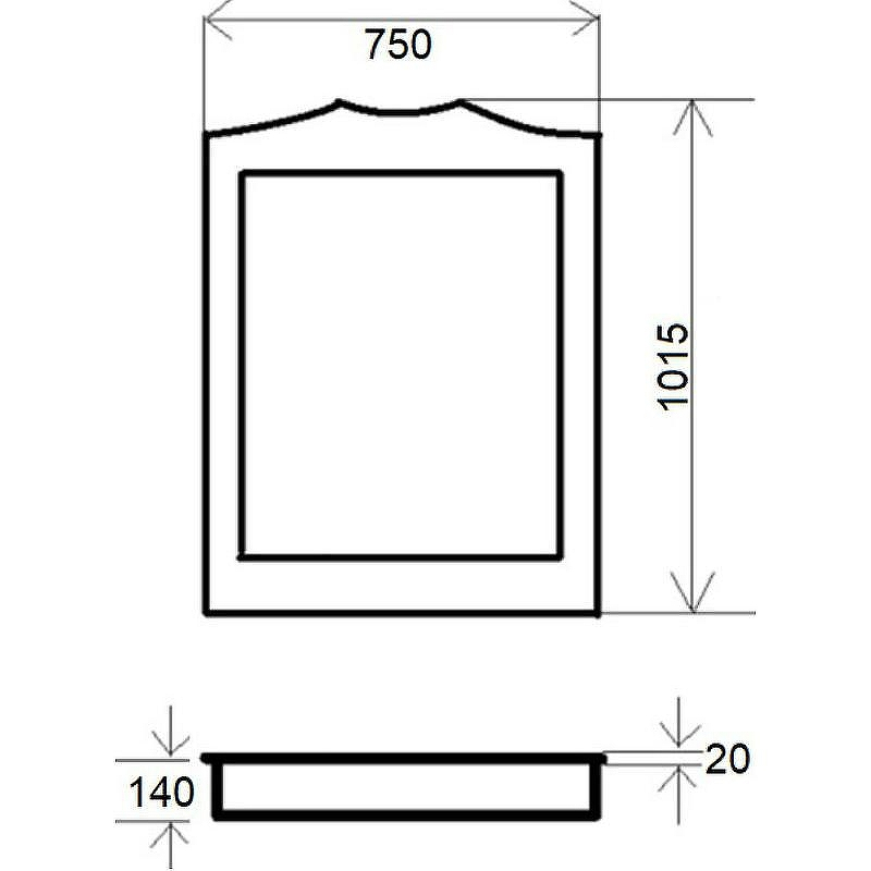 Зеркало Orange Classic 75 Белое, купить, цена, заказать, магазин, доставка, скидка, промокод, купить, цена, заказать, магазин, доставка, скидка, промокод