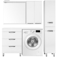 Тумба под раковину Style Line Жасмин 120 с 3 ящиками Белая, купить, цена, заказать, магазин, доставка, скидка, промокод, купить, цена, заказать, магазин, доставка, скидка, промокод