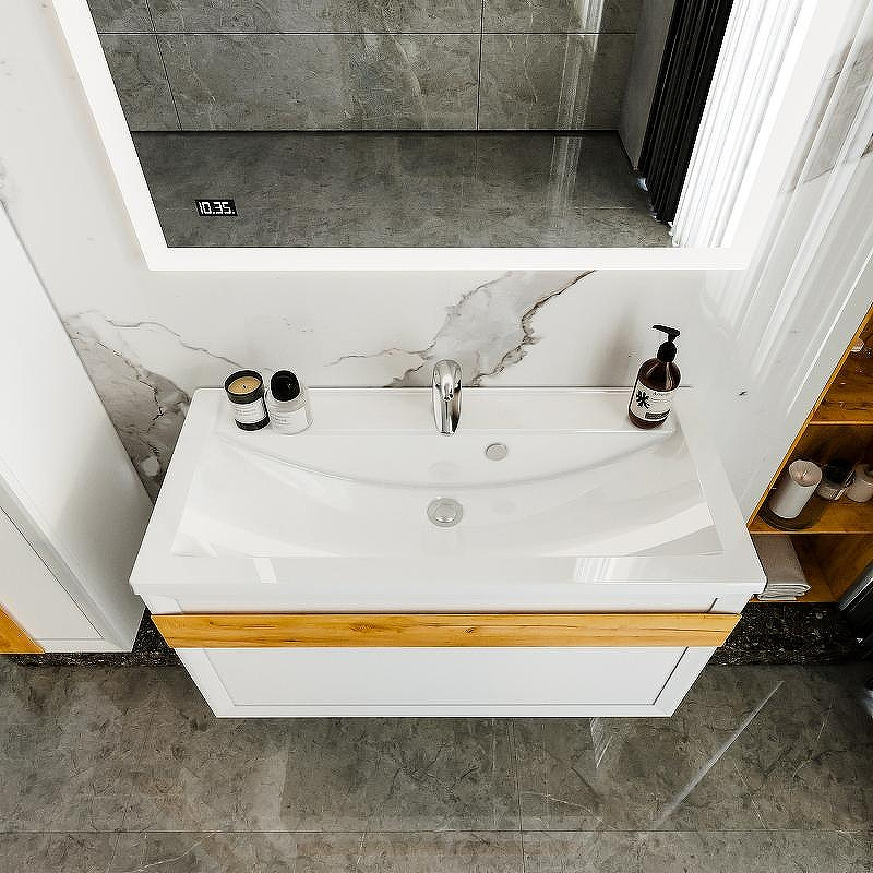 Тумба под раковину Бриклаер Берлин 100 4627125416095 подвесная Белый глянец, купить, цена, заказать, магазин, доставка, скидка, промокод, купить, цена, заказать, магазин, доставка, скидка, промокод