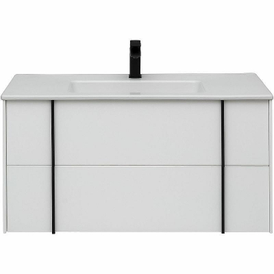 Тумба под раковину Allen Brau Reality 100 1.32007.WM подвесная Белая матовая