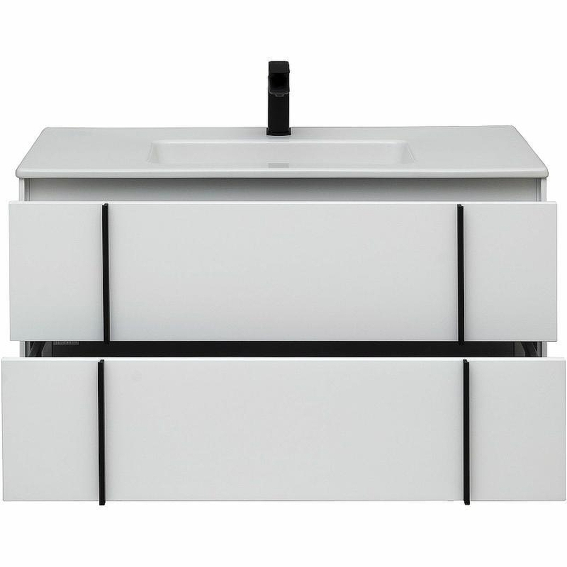 Тумба под раковину Allen Brau Reality 100 1.32007.WM подвесная Белая матовая, купить, цена, заказать, магазин, доставка, скидка, промокод, купить, цена, заказать, магазин, доставка, скидка, промокод