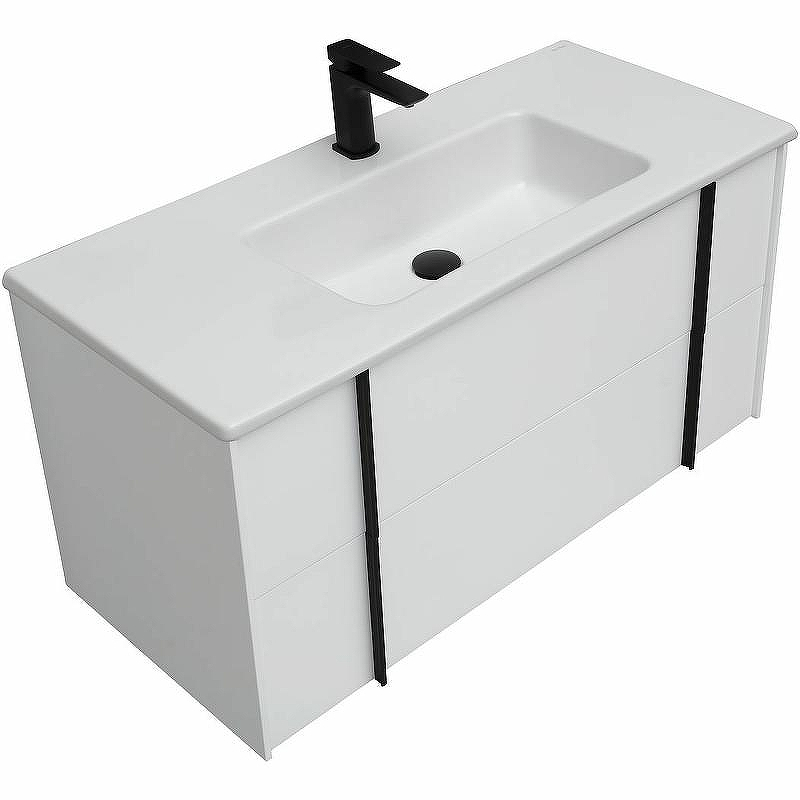 Тумба под раковину Allen Brau Reality 100 1.32007.WM подвесная Белая матовая, купить, цена, заказать, магазин, доставка, скидка, промокод, купить, цена, заказать, магазин, доставка, скидка, промокод