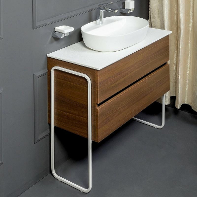 Тумба под раковину Boheme Armadi Art Vallessi 120 837-120-D подвесная Dark Oak