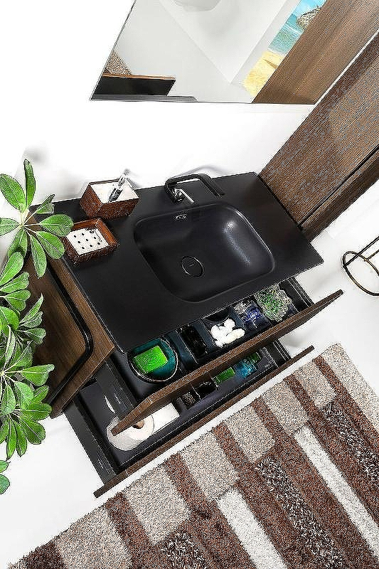 Тумба под раковину Boheme Armadi Art Vallessi 120 837-120-D подвесная Dark Oak, купить, цена, заказать, магазин, доставка, скидка, промокод, купить, цена, заказать, магазин, доставка, скидка, промокод