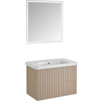 Комплект мебели для ванной ASB-Woodline Риола 80 124111 подвесной Капучино, купить, цена, заказать, магазин, доставка, скидка, промокод, купить, цена, заказать, магазин, доставка, скидка, промокод