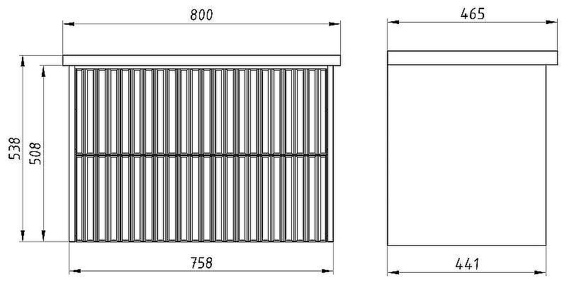 Комплект мебели для ванной ASB-Woodline Риола 80 124111 подвесной Капучино, купить, цена, заказать, магазин, доставка, скидка, промокод, купить, цена, заказать, магазин, доставка, скидка, промокод
