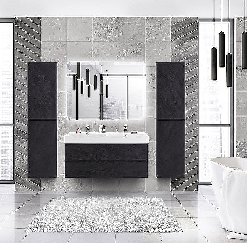 Тумба под раковину Cezares Molveno 46 120 MOLVENO 46-120-2C-SO-2-NR подвесная Nero, купить, цена, заказать, магазин, доставка, скидка, промокод, купить, цена, заказать, магазин, доставка, скидка, промокод