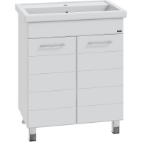 Тумба под раковину СанТа Омега 70 207037 Белая, купить, цена, заказать, магазин, доставка, скидка, промокод, купить, цена, заказать, магазин, доставка, скидка, промокод