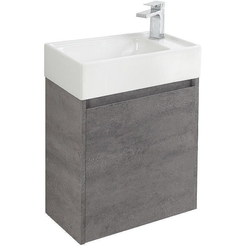 Тумба под раковину BelBagno Kraft Mini 50 R KRAFT MINI-500/260-1A-SO-CG-R подвесная Cemento Grigio, купить, цена, заказать, магазин, доставка, скидка, промокод, купить, цена, заказать, магазин, доставка, скидка, промокод