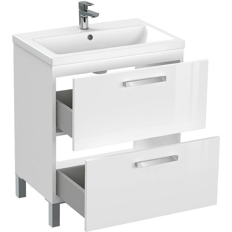 Тумба под раковину Cersanit Melar 70 64129 подвесная Белая, купить, цена, заказать, магазин, доставка, скидка, промокод, купить, цена, заказать, магазин, доставка, скидка, промокод