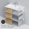 Тумба под раковину AM.PM Gem S 75 M91FSX0752OF Светлый дуб, купить, цена, заказать, магазин, доставка, скидка, промокод, купить, цена, заказать, магазин, доставка, скидка, промокод
