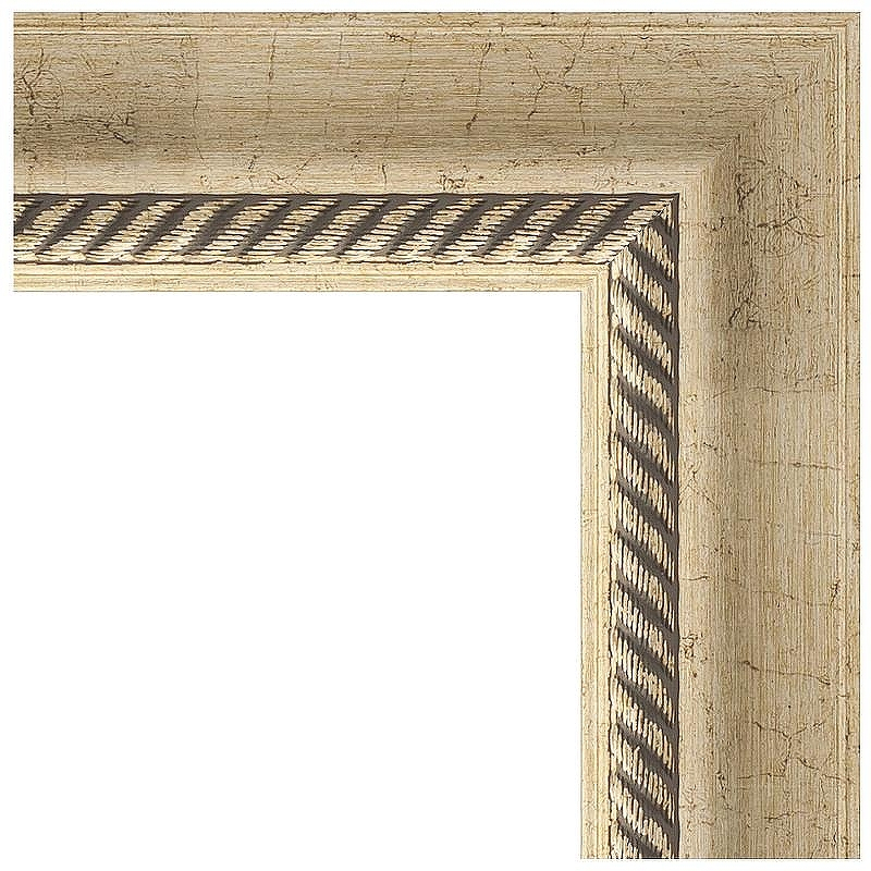 Зеркало Evoform Exclusive-G 123х53 BY 4046 с гравировкой в багетной раме - Состаренное серебро с плетением 70, купить, цена, заказать, магазин, доставка, скидка, промокод, купить, цена, заказать, магазин, доставка, скидка, промокод