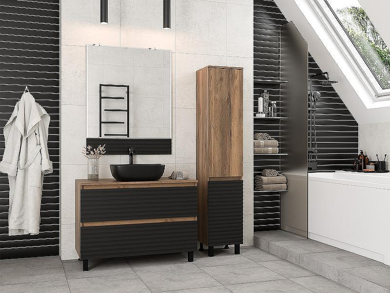 Зеркало Brevita Dakota 80 DAK-02080 Черный кварц, купить, цена, заказать, магазин, доставка, скидка, промокод, купить, цена, заказать, магазин, доставка, скидка, промокод