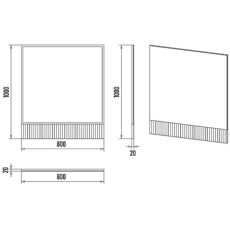 Зеркало Brevita Dakota 80 DAK-02080 Черный кварц, купить, цена, заказать, магазин, доставка, скидка, промокод, купить, цена, заказать, магазин, доставка, скидка, промокод