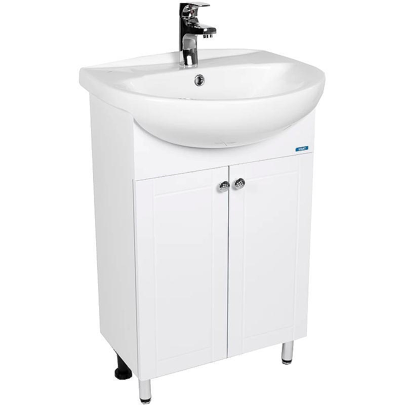 Тумба под раковину VIANT Париж 55 VPAR55ER-T2ST Белая, купить, цена, заказать, магазин, доставка, скидка, промокод, купить, цена, заказать, магазин, доставка, скидка, промокод