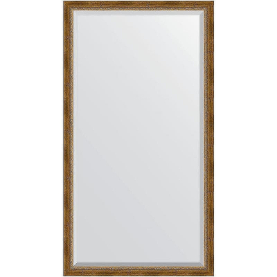 Зеркало Evoform Exclusive Floor 198х108 BY 6143 с фацетом в багетной раме - Состаренная бронза с плетением 70