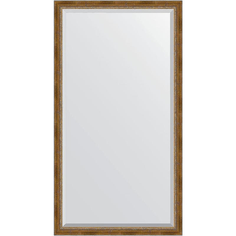 Зеркало Evoform Exclusive Floor 198х108 BY 6143 с фацетом в багетной раме - Состаренная бронза с плетением 70, купить, цена, заказать, магазин, доставка, скидка, промокод, купить, цена, заказать, магазин, доставка, скидка, промокод