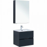 Комплект мебели для ванной Aquanet Алвита New 60 274219 подвесной Антрацит, купить, цена, заказать, магазин, доставка, скидка, промокод, купить, цена, заказать, магазин, доставка, скидка, промокод