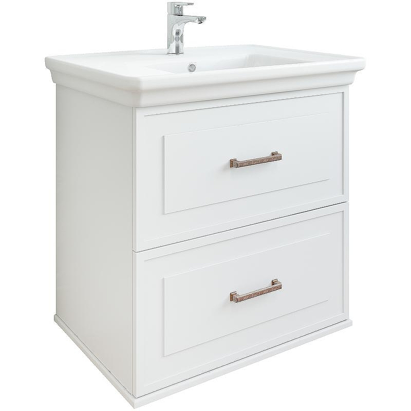 Тумба под раковину Sanflor Модена 75 С04616 подвесная Белая матовая, купить, цена, заказать, магазин, доставка, скидка, промокод, купить, цена, заказать, магазин, доставка, скидка, промокод