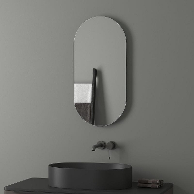 Зеркало Evoform Ledshine 80x40 BY 2586 с подсветкой 16.5 W - без выключателя - нейтральный белый свет