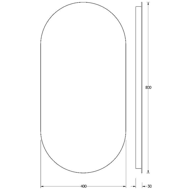 Зеркало Evoform Ledshine 80x40 BY 2586 с подсветкой 16.5 W - без выключателя - нейтральный белый свет, купить, цена, заказать, магазин, доставка, скидка, промокод, купить, цена, заказать, магазин, доставка, скидка, промокод