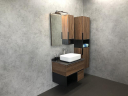 Тумба с раковиной Comforty Штутгарт 75 00-00001884 подвесная Дуб темно-коричневый Черная столешница, купить, цена, заказать, магазин, доставка, скидка, промокод, купить, цена, заказать, магазин, доставка, скидка, промокод