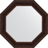 Зеркало Evoform Octagon 79х79 BY 3828 в багетной раме - Темный прованс 99, купить, цена, заказать, магазин, доставка, скидка, промокод, купить, цена, заказать, магазин, доставка, скидка, промокод