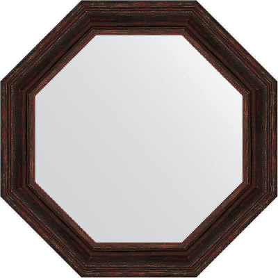 Зеркало Evoform Octagon 79х79 BY 3828 в багетной раме - Темный прованс 99