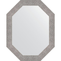 Зеркало Evoform Octagon 76x96 BY 7188 в багетной раме - Чеканка серебряная 90, купить, цена, заказать, магазин, доставка, скидка, промокод, купить, цена, заказать, магазин, доставка, скидка, промокод