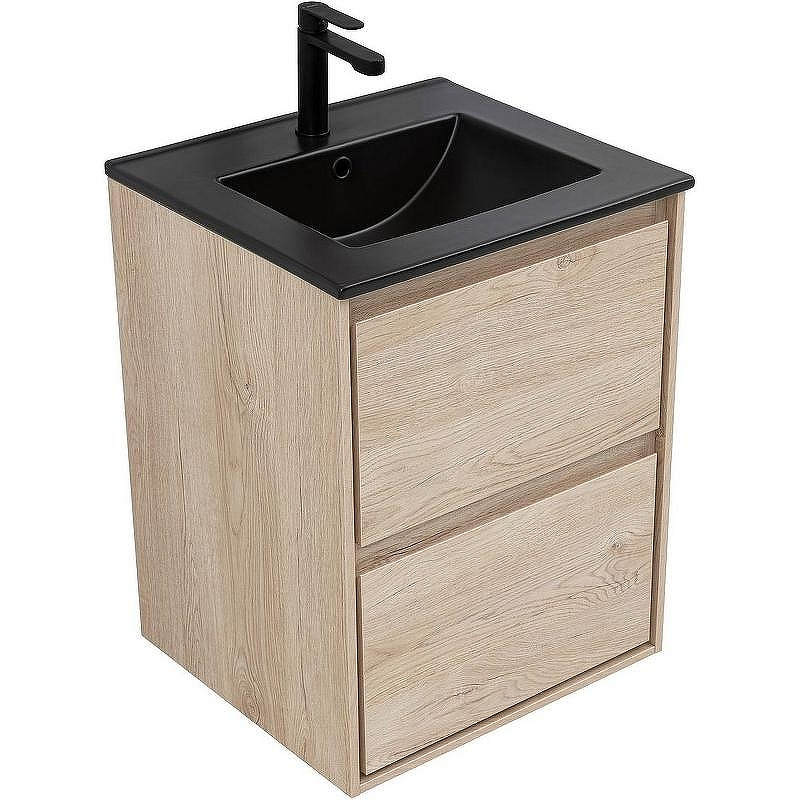 Тумба под раковину Aquanet Милан 50 336381 подвесная Дуб светлый, купить, цена, заказать, магазин, доставка, скидка, промокод, купить, цена, заказать, магазин, доставка, скидка, промокод