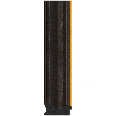 Зеркало Evoform Octagon 58x58 BY 7402 в багетной раме - Черное дерево с золотом 71