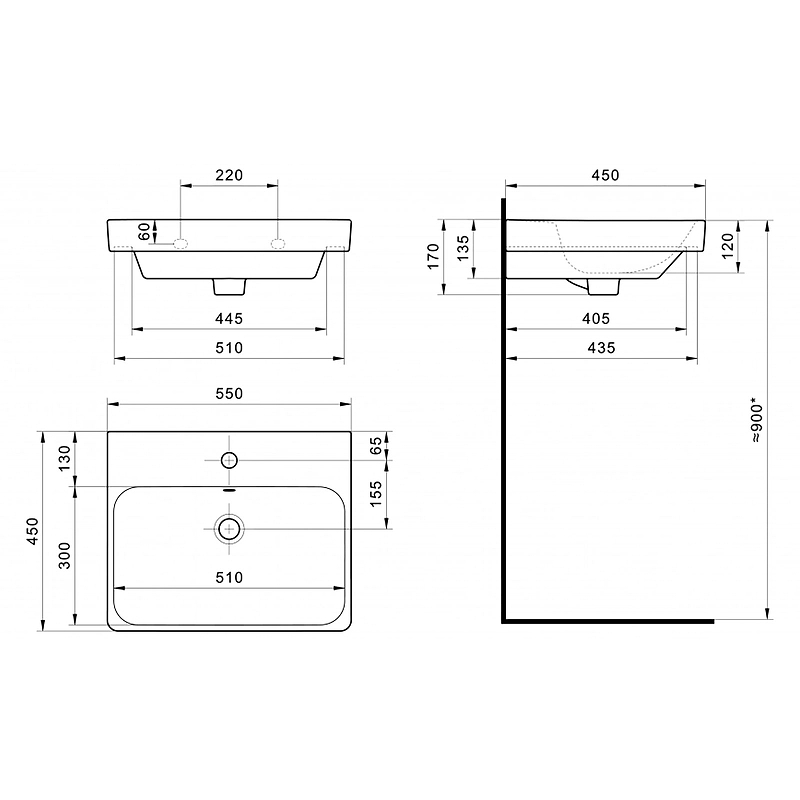 Тумба с раковиной Misty Адриана 55 УТ000010339 подвесная Дуб Вотан Белый, купить, цена, заказать, магазин, доставка, скидка, промокод, купить, цена, заказать, магазин, доставка, скидка, промокод