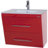 Тумба под раковину Bellezza Берта 75 4635212510038 подвесная Красная, купить, цена, заказать, магазин, доставка, скидка, промокод, купить, цена, заказать, магазин, доставка, скидка, промокод