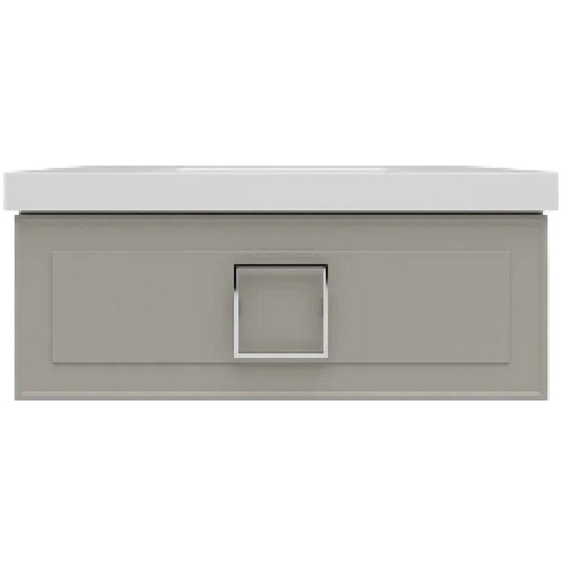 Тумба под раковину La Fenice Cubo 100 FNC-01-CUB-C-100 подвесная Бежевая матовая, купить, цена, заказать, магазин, доставка, скидка, промокод, купить, цена, заказать, магазин, доставка, скидка, промокод