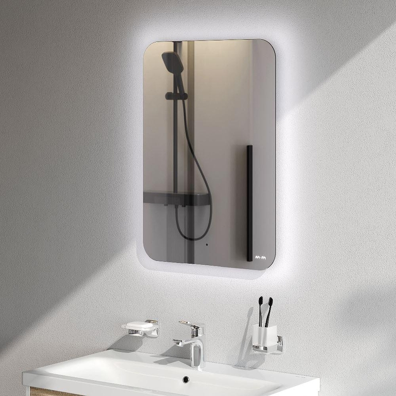Зеркало AM.PM X-Joy 50 M85MOX10501S1 с подсветкой с ИК-сенсорным выключателем, купить, цена, заказать, магазин, доставка, скидка, промокод, купить, цена, заказать, магазин, доставка, скидка, промокод