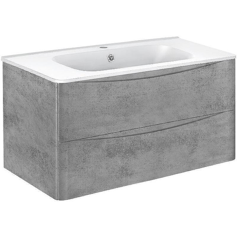 Тумба под раковину Vincea Paola 100 VMC-2P100BT подвесная Beton, купить, цена, заказать, магазин, доставка, скидка, промокод, купить, цена, заказать, магазин, доставка, скидка, промокод