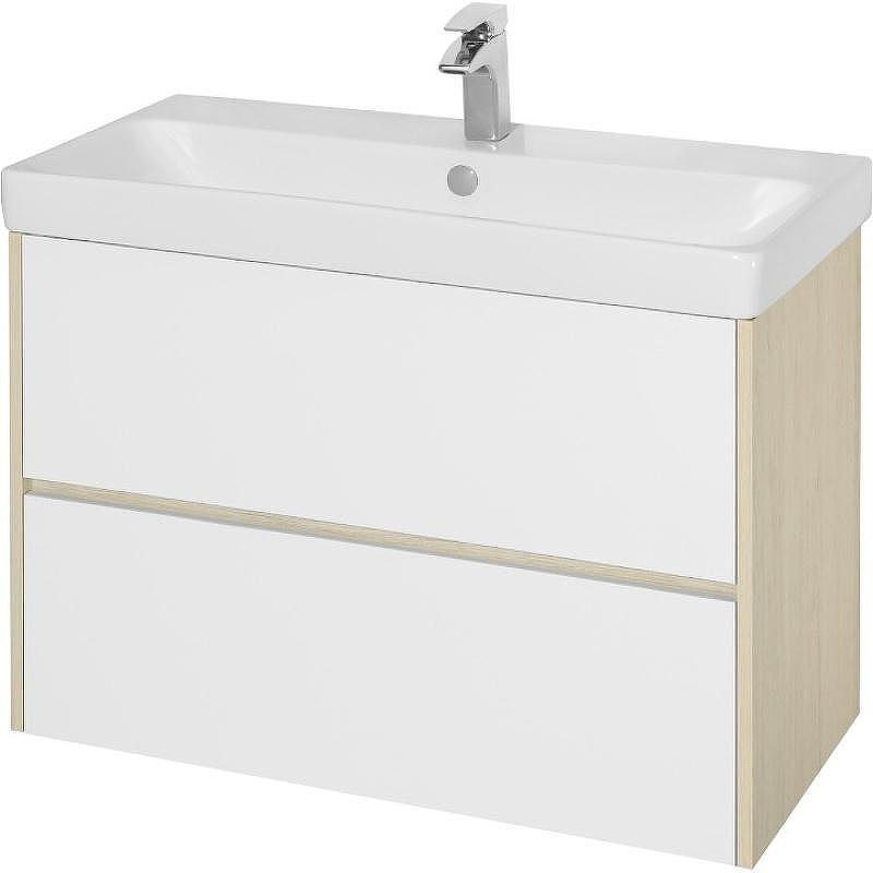 Тумба под раковину Aquaton Сканди 90 1A251901SDB20 подвесная Белый Дуб верона, купить, цена, заказать, магазин, доставка, скидка, промокод, купить, цена, заказать, магазин, доставка, скидка, промокод