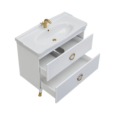 Тумба под раковину Grossman Атрио 105 1010501 цвет Белый глянцевый