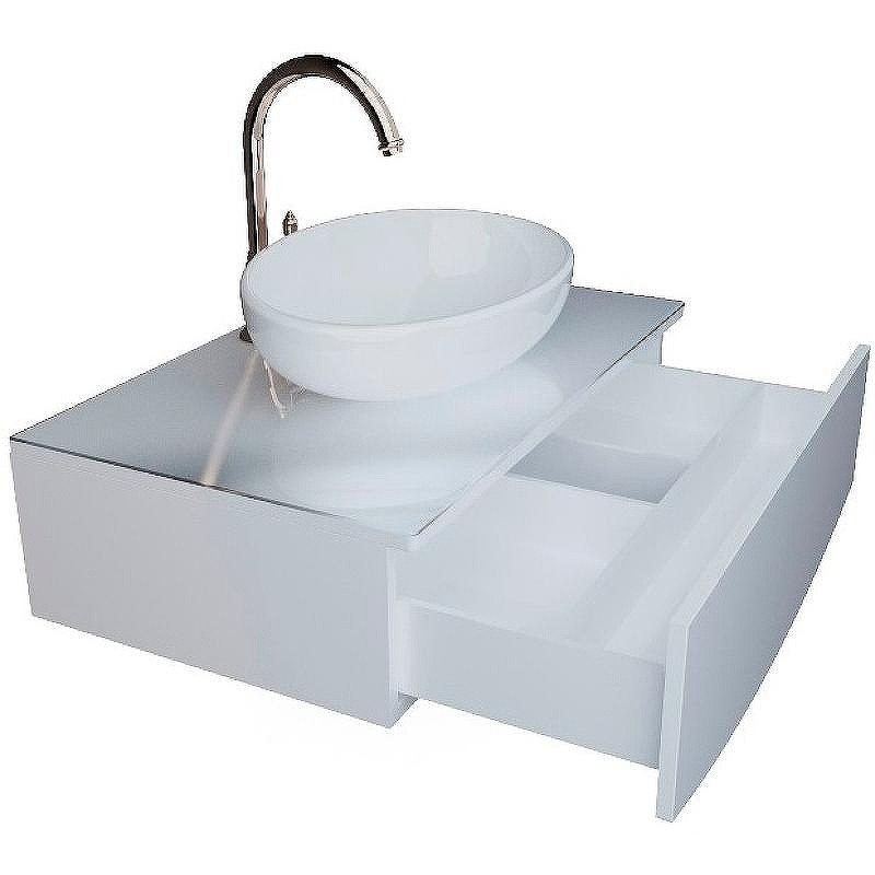 Тумба под раковину 1MarKa Nega 80П Ц0000002813 подвесная Белый глянец, купить, цена, заказать, магазин, доставка, скидка, промокод, купить, цена, заказать, магазин, доставка, скидка, промокод