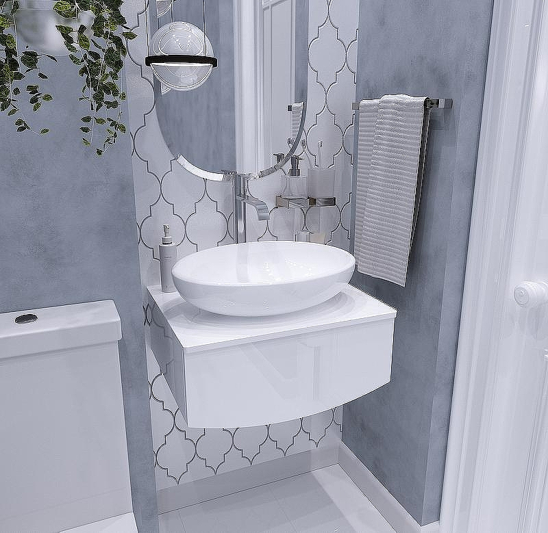 Тумба под раковину 1MarKa Nega 80П Ц0000002813 подвесная Белый глянец, купить, цена, заказать, магазин, доставка, скидка, промокод, купить, цена, заказать, магазин, доставка, скидка, промокод