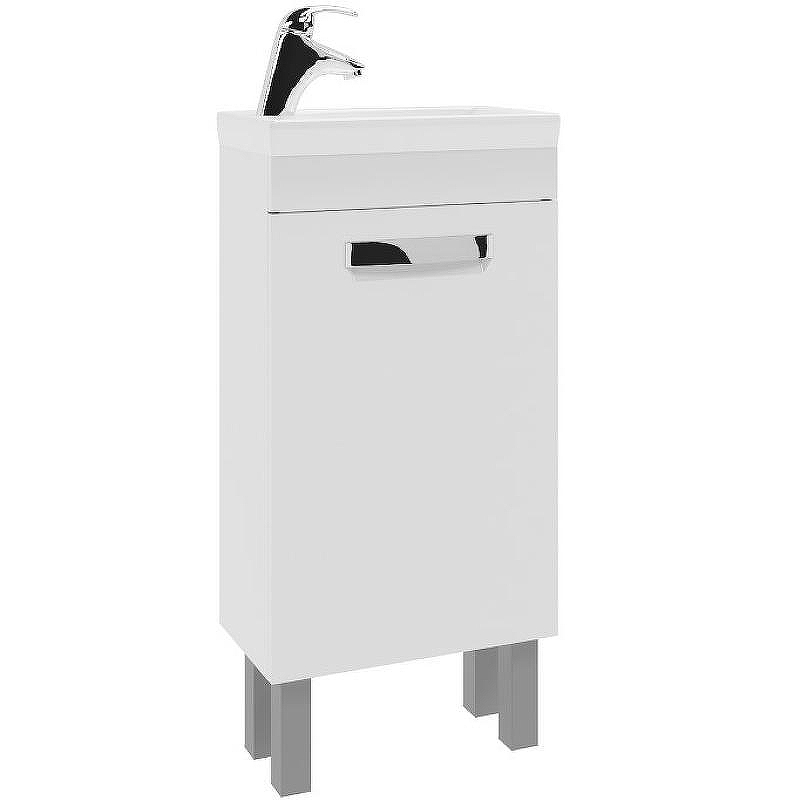 Тумба под раковину Vigo Plaza 40 tn.PLA.MIR.40.1D Белая, купить, цена, заказать, магазин, доставка, скидка, промокод, купить, цена, заказать, магазин, доставка, скидка, промокод