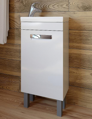 Тумба под раковину Vigo Plaza 40 tn.PLA.MIR.40.1D Белая