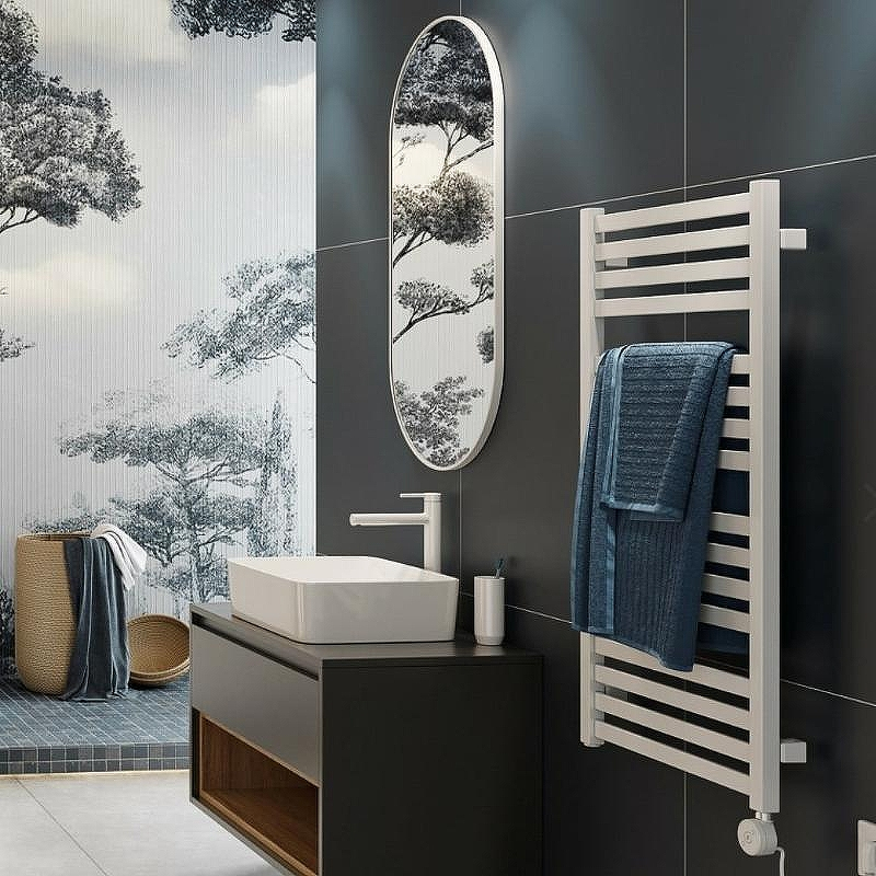 Зеркало Excellent Revia 50 DOEX.RE100.050.WH Белое матовое, купить, цена, заказать, магазин, доставка, скидка, промокод, купить, цена, заказать, магазин, доставка, скидка, промокод